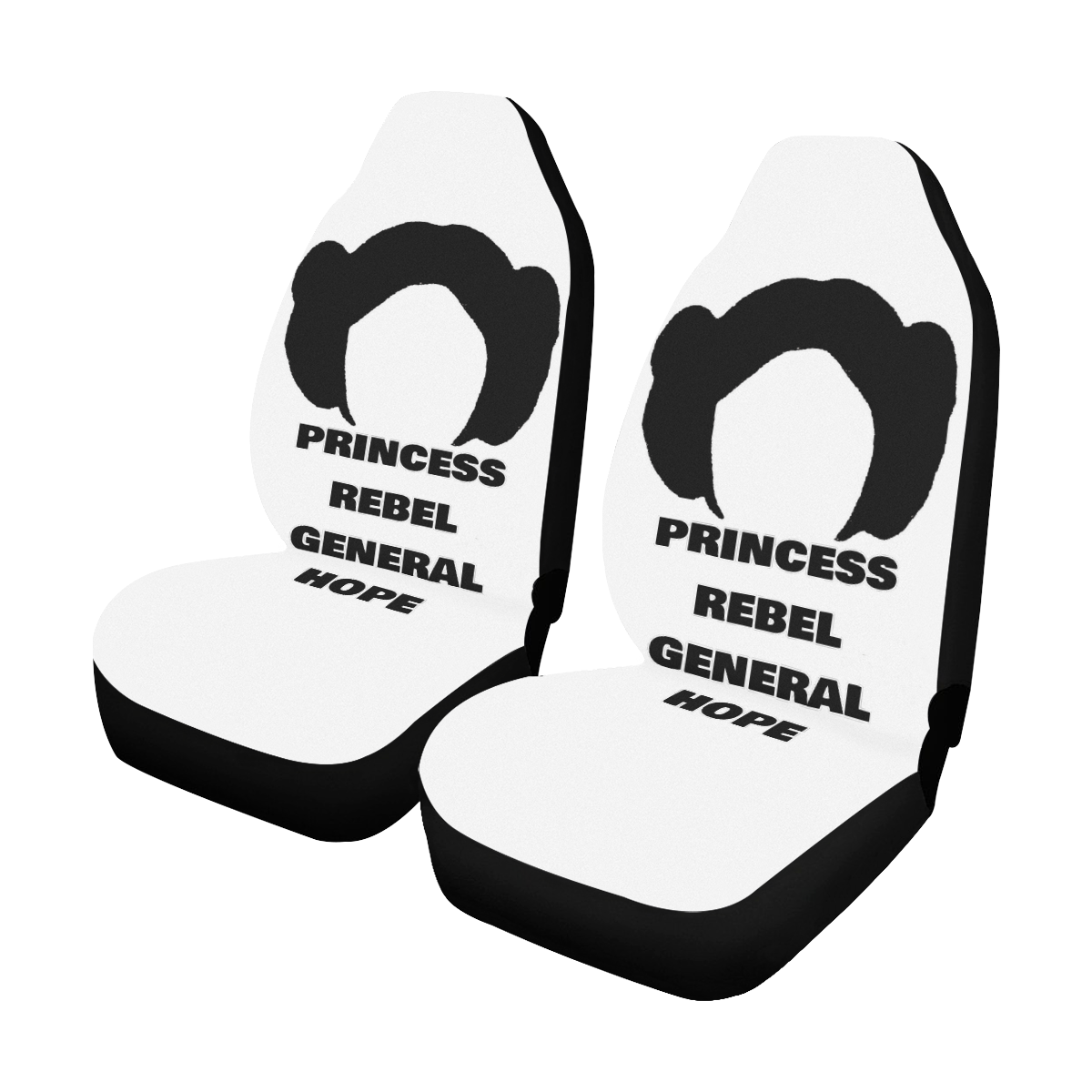 Leia - Rebel, Princess, General & Hope Car Seat Covers (Set of 2)
