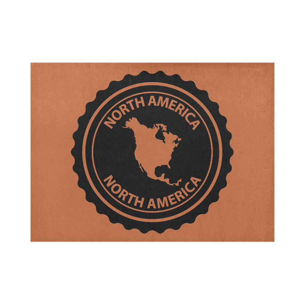 North America stamp Placemat 14’’ x 19’’ (Set of 6)