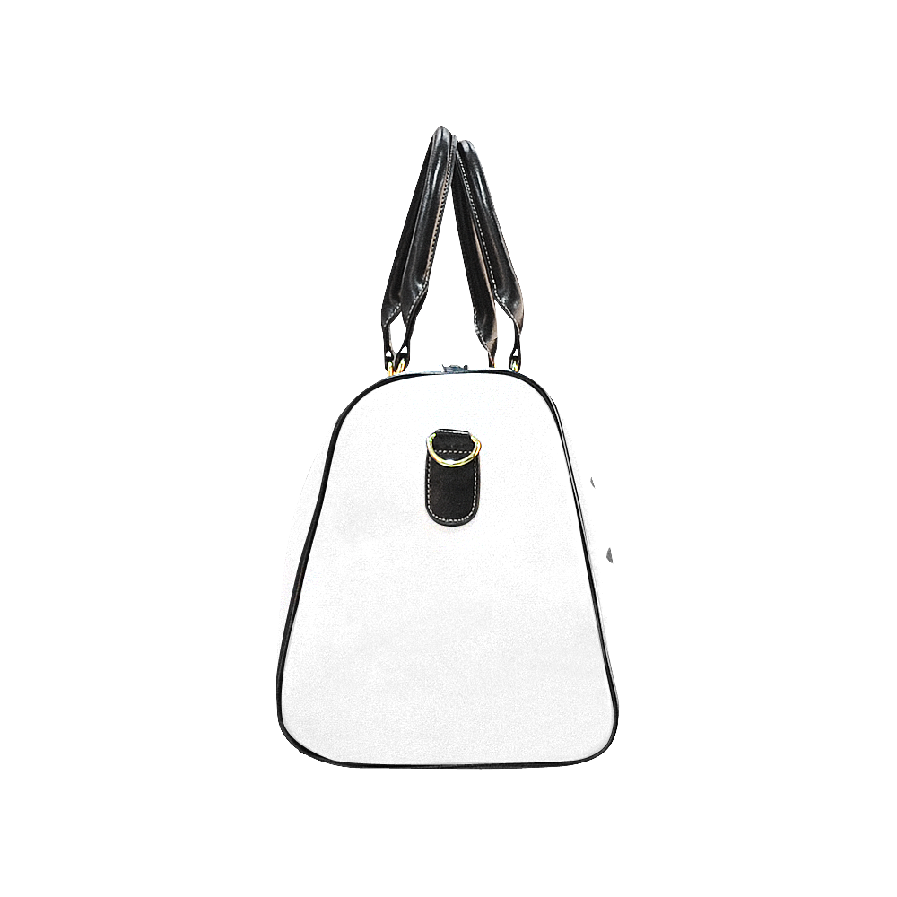 Busa White New Waterproof Travel Bag/Large (Model 1639)