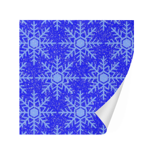 Blue Snowflakes Gift Wrapping Paper 58"x 23" (1 Roll)