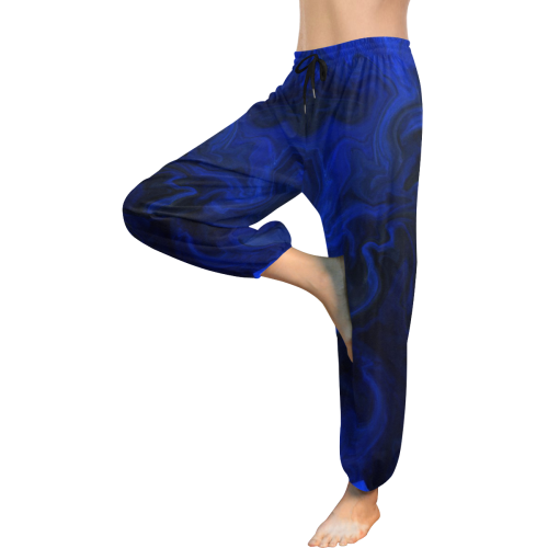 Indigo flow Women's All Over Print Harem Pants (Model L18)