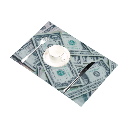 MILLION DOLLAR MONEY Placemat 12’’ x 18’’ (Set of 4)