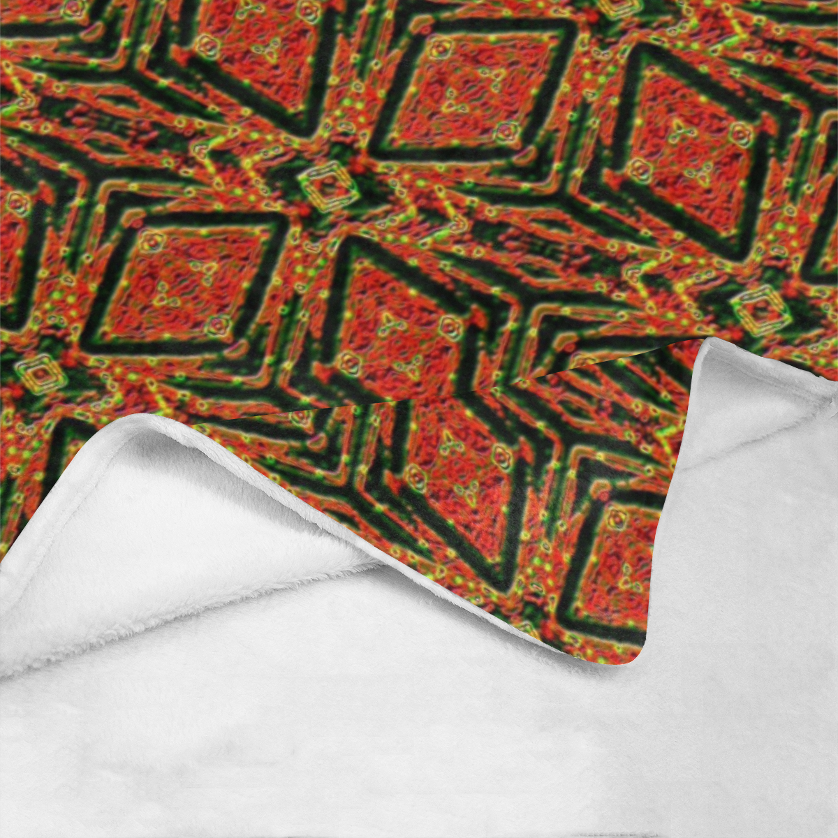 geometric doodle 2 Ultra-Soft Micro Fleece Blanket 60"x80"