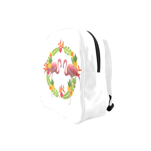 Tropical Flamingo School Backpack (Model 1601)(Small)