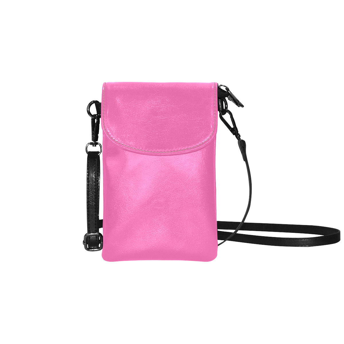 color hotpink Small Cell Phone Purse (Model 1711)