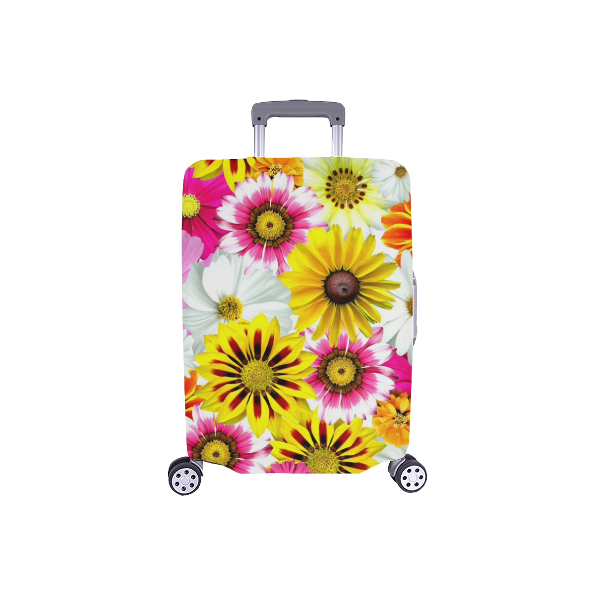 Spring Time Flowers 1 Luggage Cover/Small 18"-21"