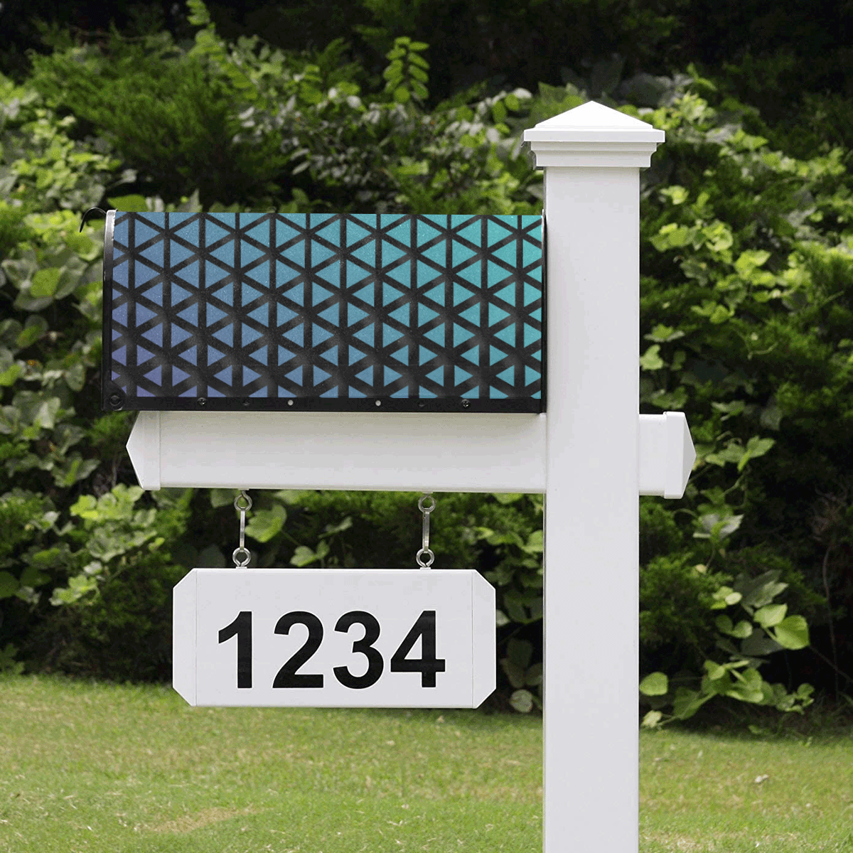 triangle patterns #pattern Mailbox Cover