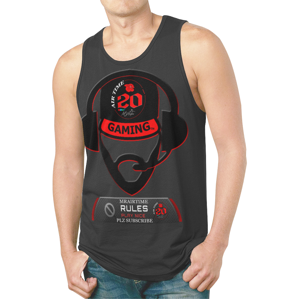 AIRtIME TOPS New All Over Print Tank Top for Men (Model T46)