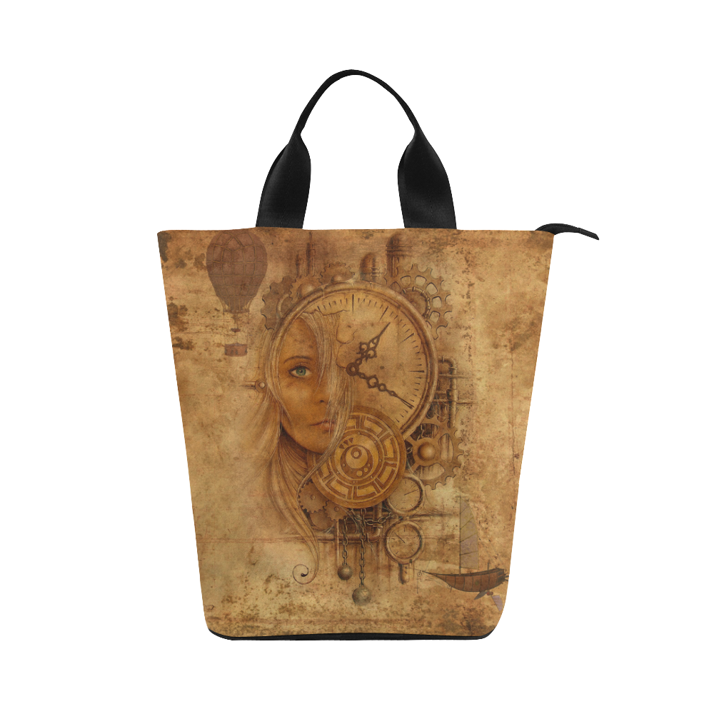 A Time Travel Of STEAMPUNK 1 Nylon Lunch Tote Bag (Model 1670)