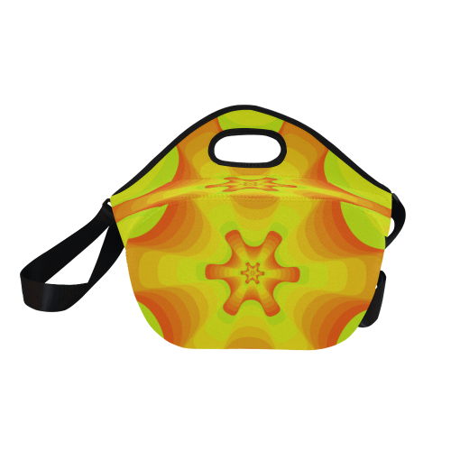 Yellow shell Neoprene Lunch Bag/Large (Model 1669)