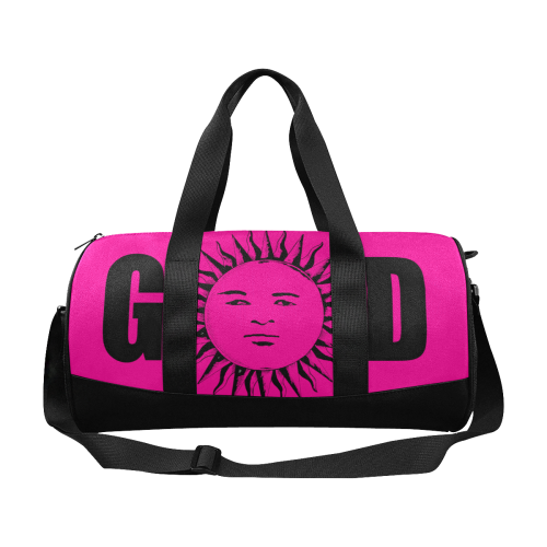 GOD Duffle Bag Pink & Black Duffle Bag (Model 1679)