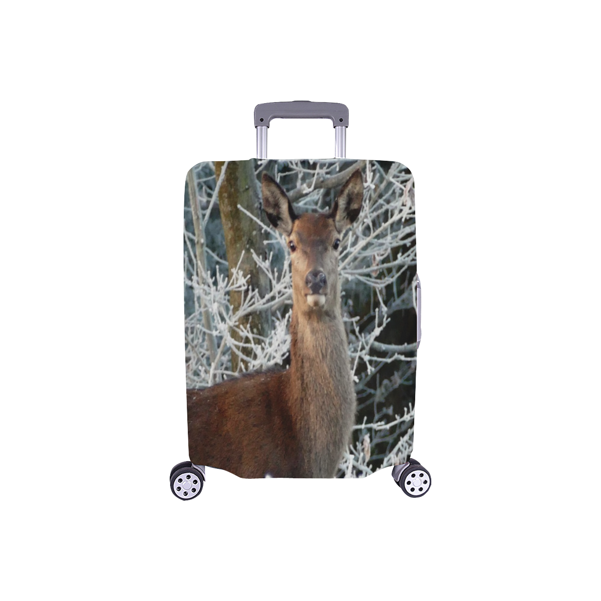Winter Deer Luggage Cover/Small 18"-21"