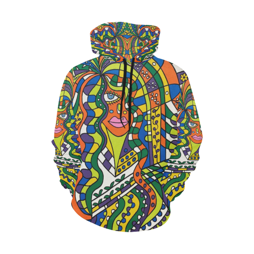 Enchantment All Over Print Hoodie for Women (USA Size) (Model H13)