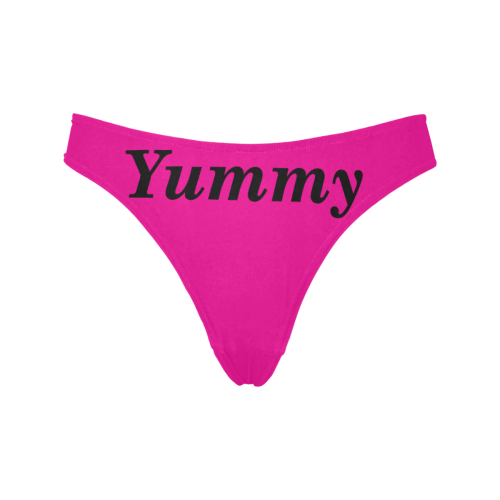 Yummy Women's All Over Print Thongs (Model L30)