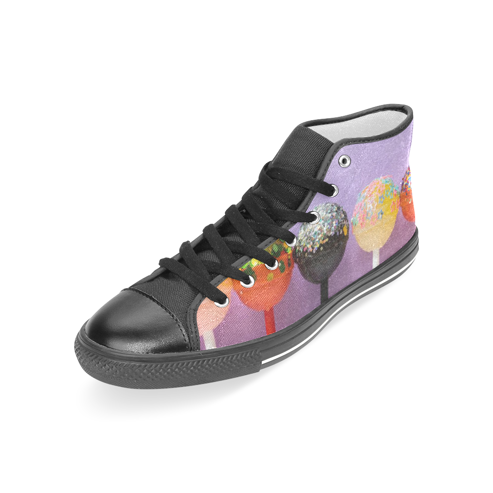 Candy Women's Classic High Top Canvas Shoes (Model 017)