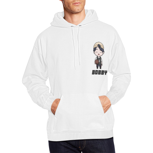 Bobby chibi - Ikon All Over Print Hoodie for Men/Large Size (USA Size) (Model H13)