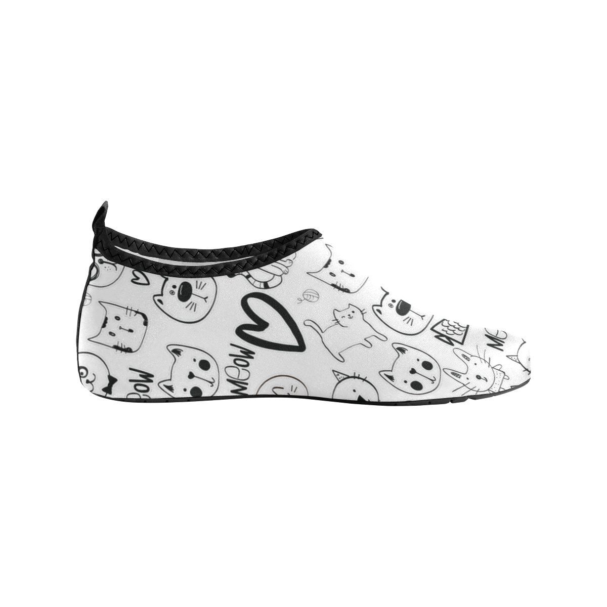 Meow Cats Kids' Slip-On Water Shoes (Model 056)