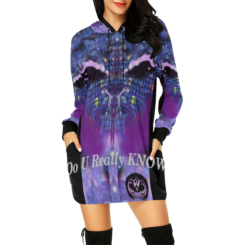Do you know All Over Print Hoodie Mini Dress (Model H27)