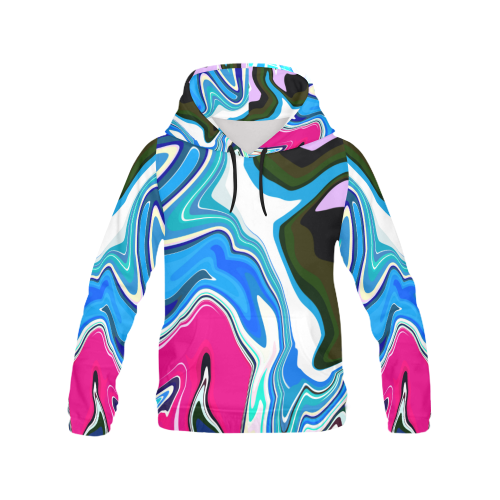 NoName All Over Print Hoodie for Women (USA Size) (Model H13)