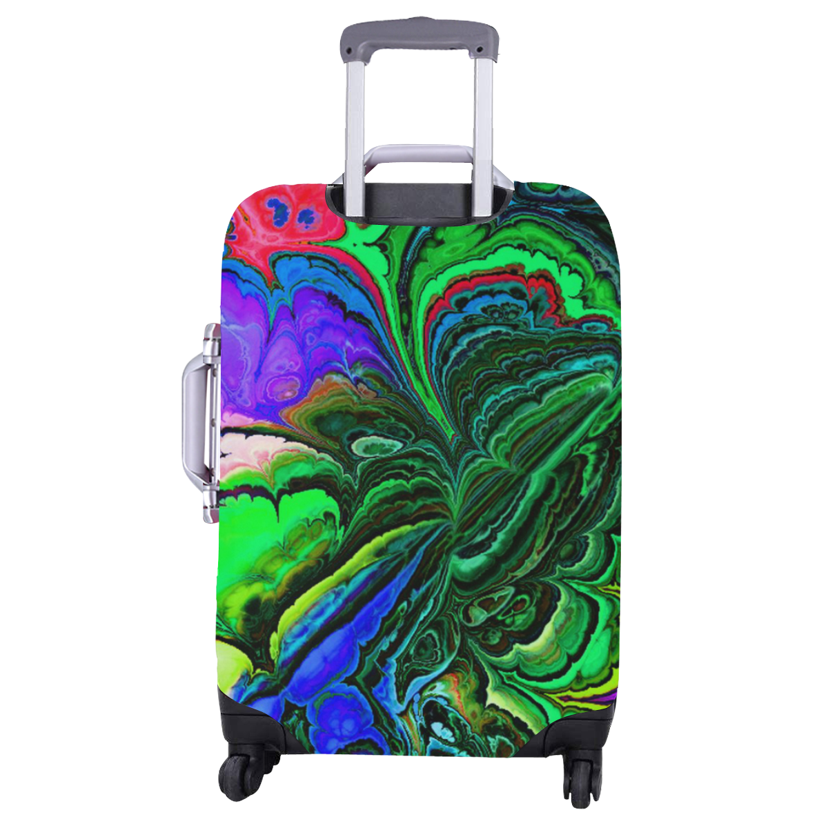 amazing fractal 416 Luggage Cover/Large 26"-28"