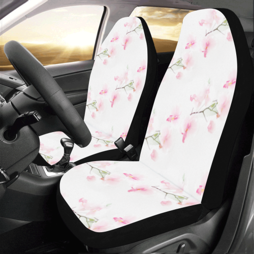 Pattern Orchidées Car Seat Covers (Set of 2)