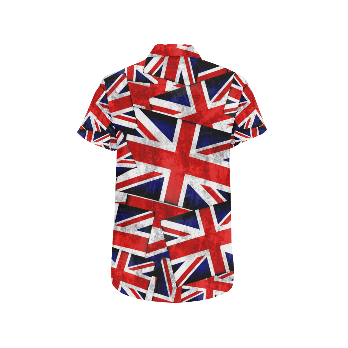 Union Jack British UK Flag Men's All Over Print Short Sleeve Shirt/Large Size (Model T53)