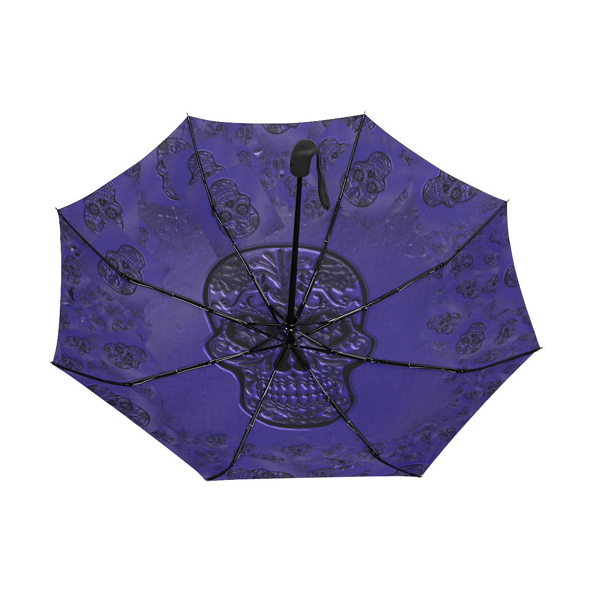 Skull20170227_by_JAMColors Anti-UV Auto-Foldable Umbrella (Underside Printing) (U06)