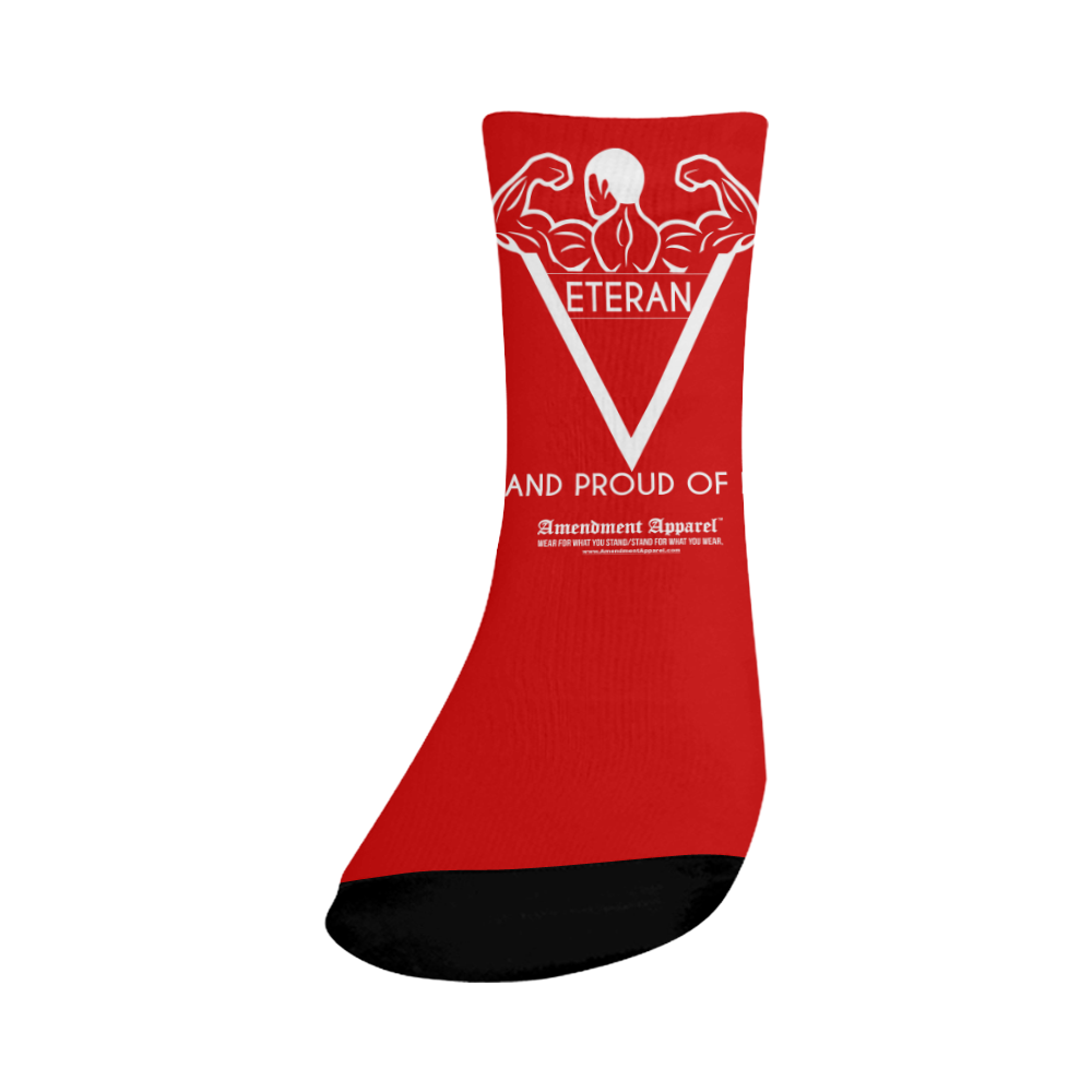 Proud Veteran Male Crew Socks Crew Socks