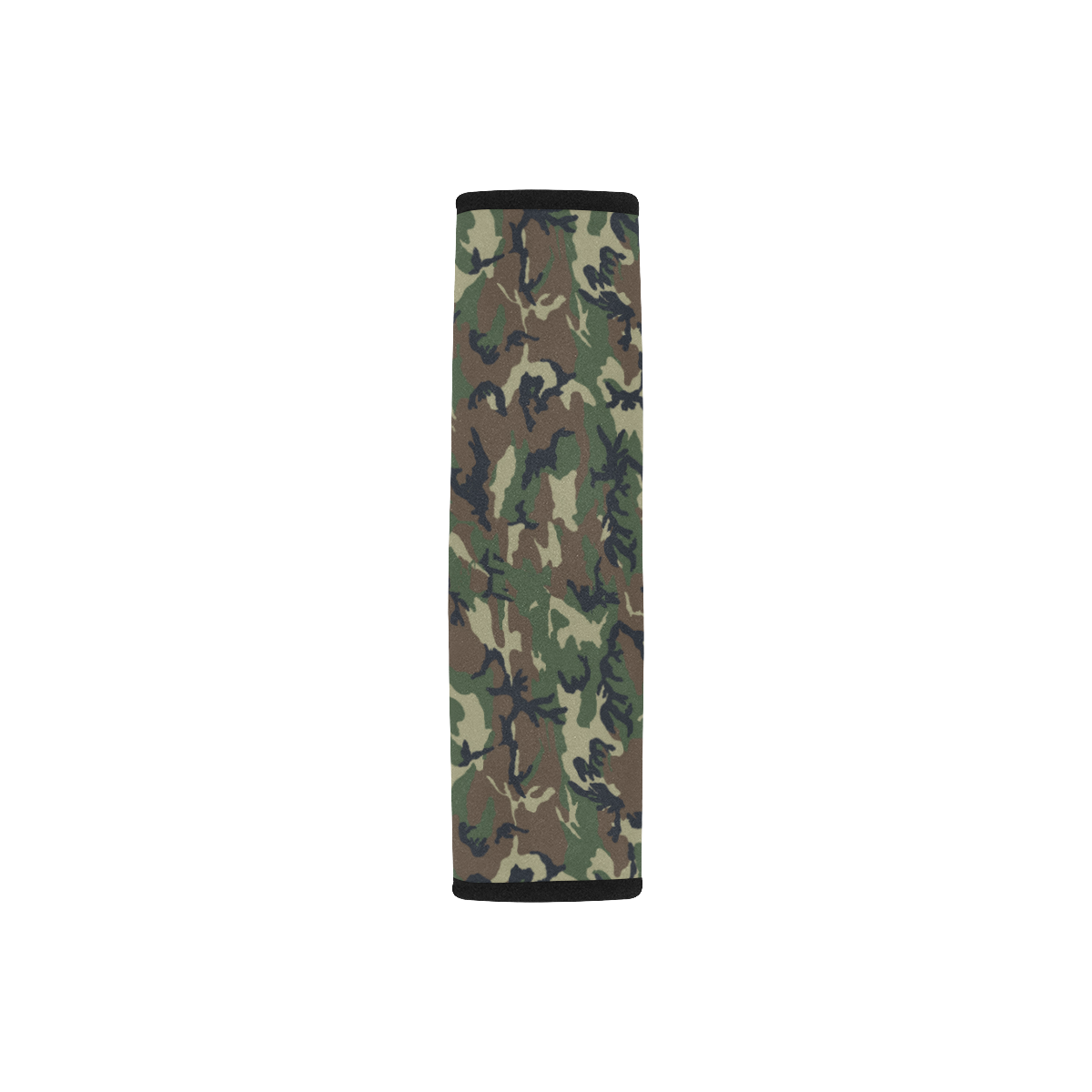 Woodland Forest Green Camouflage Car Seat Belt Cover 7''x8.5''
