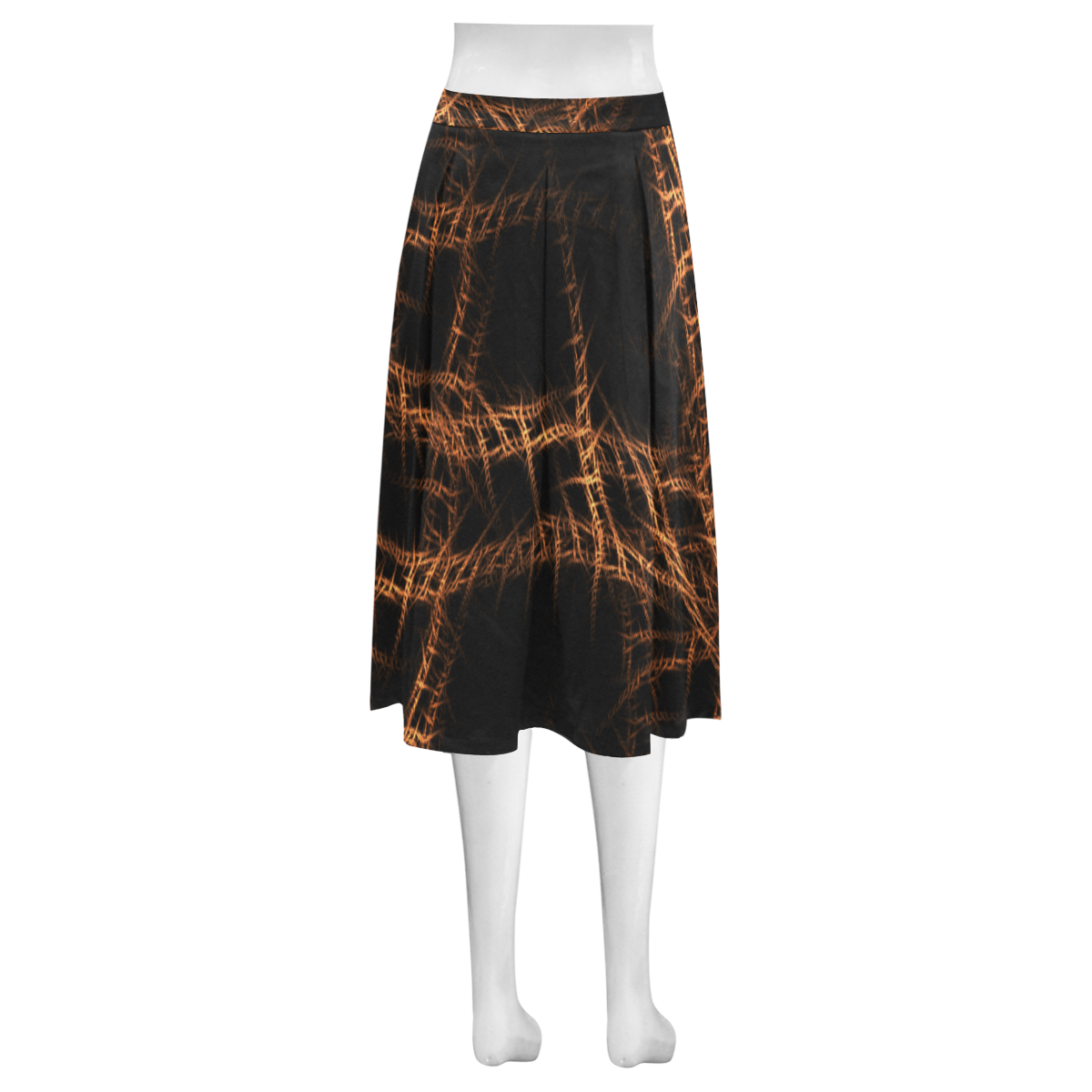 Trapped Mnemosyne Women's Crepe Skirt (Model D16)