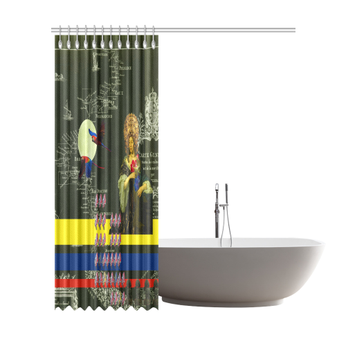 THE FLOWERS OF THE QUEEN Shower Curtain 72"x84"