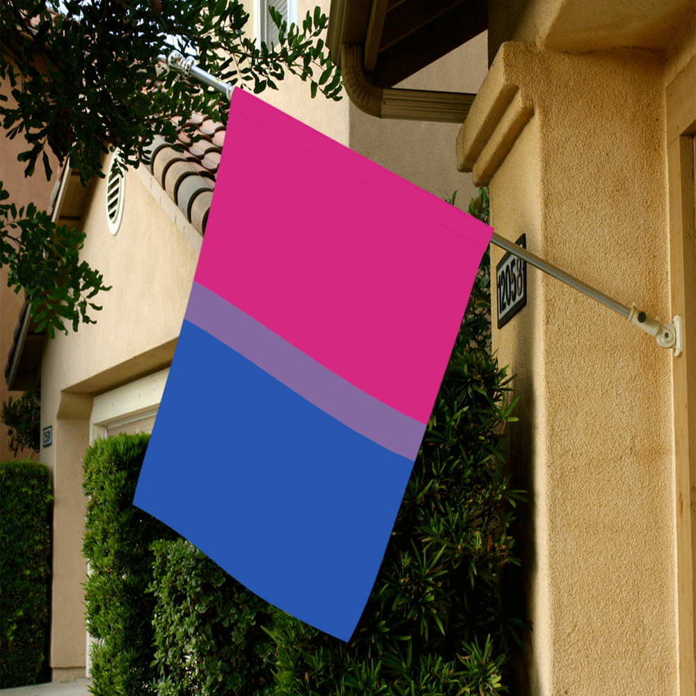 Bisexuel Flag Garden Flag 28''x40'' （Without Flagpole）