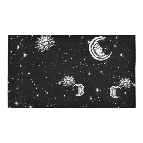 Mystic Stars, Moon and Sun Bath Rug 16''x 28''