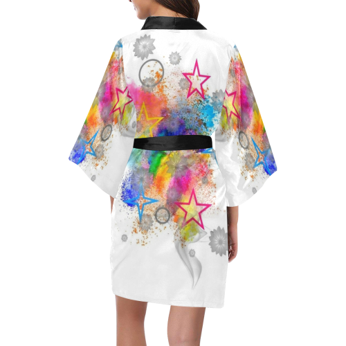 Summer Stars by Nico Bielow Kimono Robe