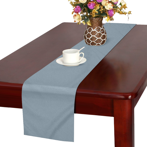 color light slate grey Table Runner 16x72 inch