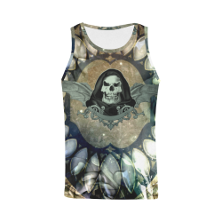 Awesome scary skull All Over Print Tank Top for Men (Model T43)