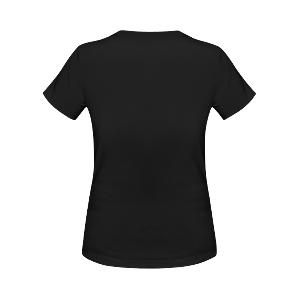 Pumpkin_face_heart_ Shirt Women's T-Shirt in USA Size (Front Printing Only)