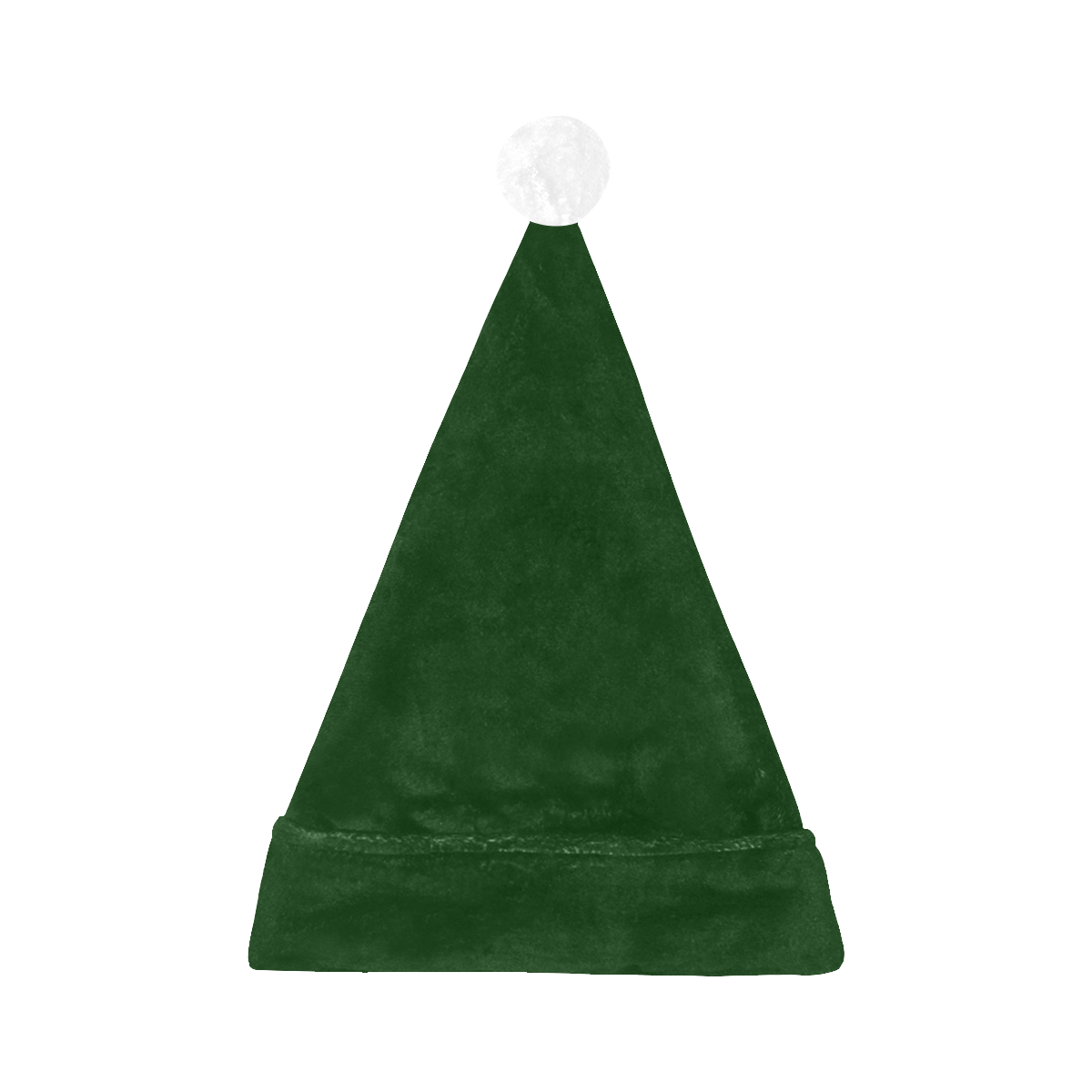 Holiday Dark Green Santa Hat