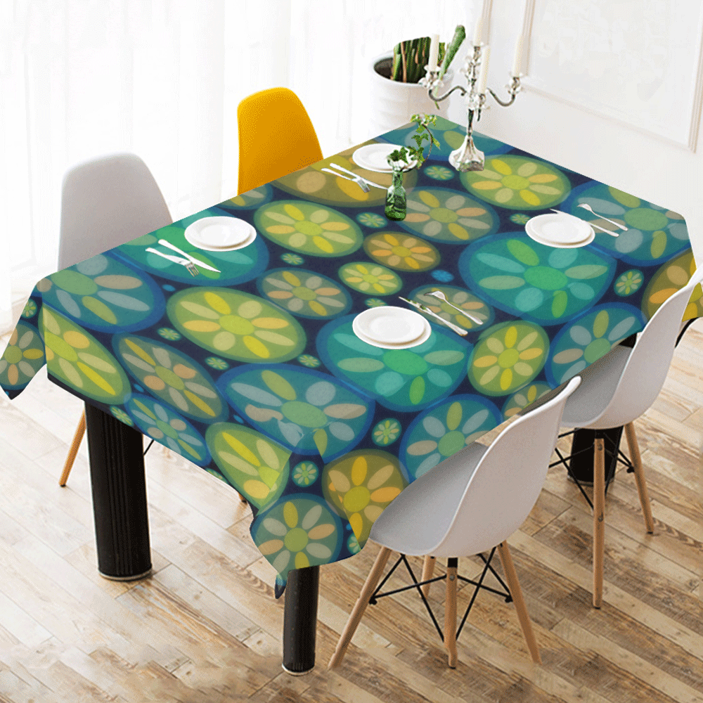zappwaits best 6 Cotton Linen Tablecloth 60" x 90"