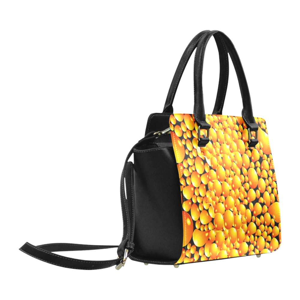 yellow bubble Classic Shoulder Handbag (Model 1653)