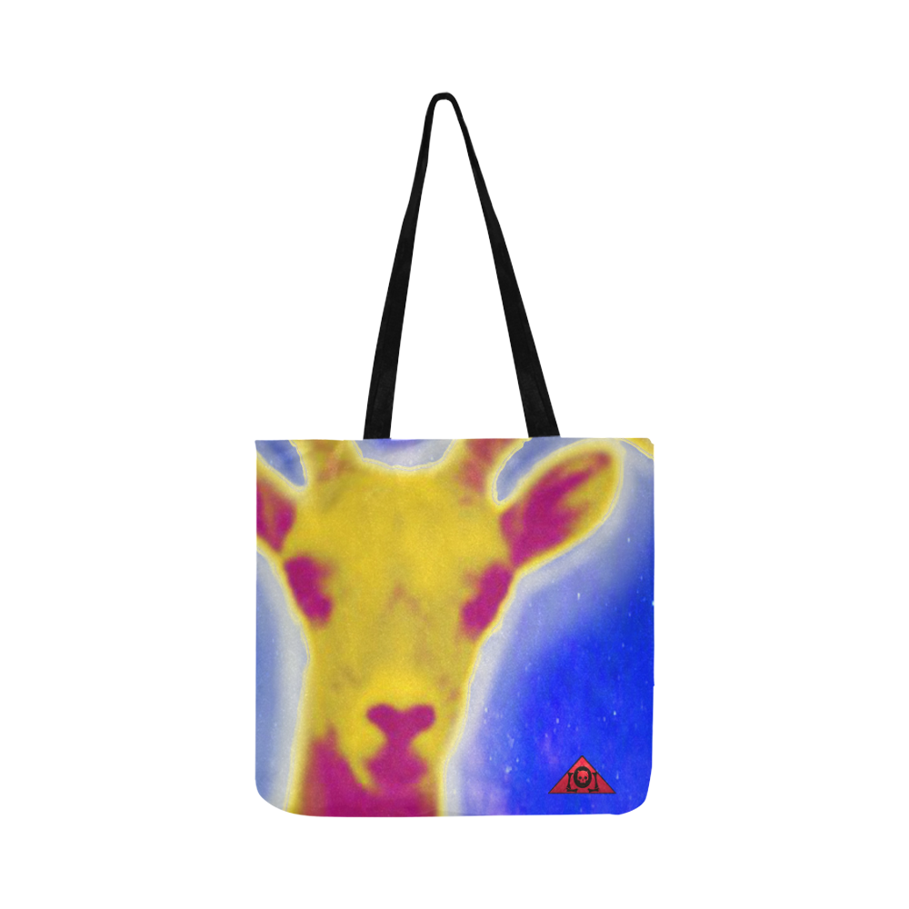 The Lowest of Low Starry Space Goat Reusable Shopping Bag Model 1660 (Two sides)