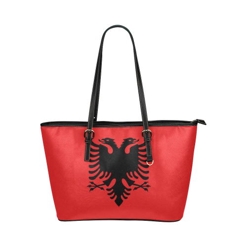 ALBANIA Leather Tote Bag/Small (Model 1651)