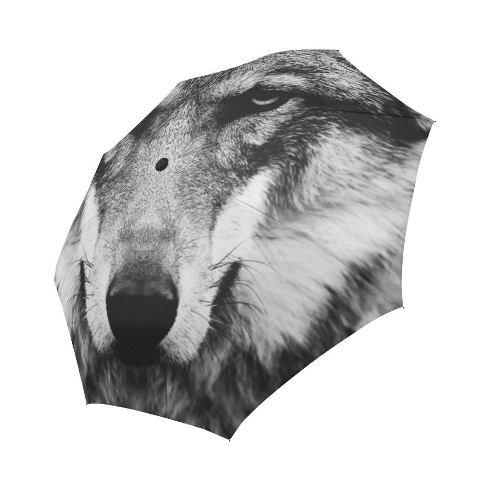 Wolf Animal Nature Auto-Foldable Umbrella (Model U04)