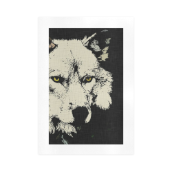 Wolf Eyes - Japanese Woodcut Art Art Print 16‘’x23‘’