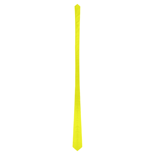 Bright Neon Yellow Classic Necktie (Two Sides)