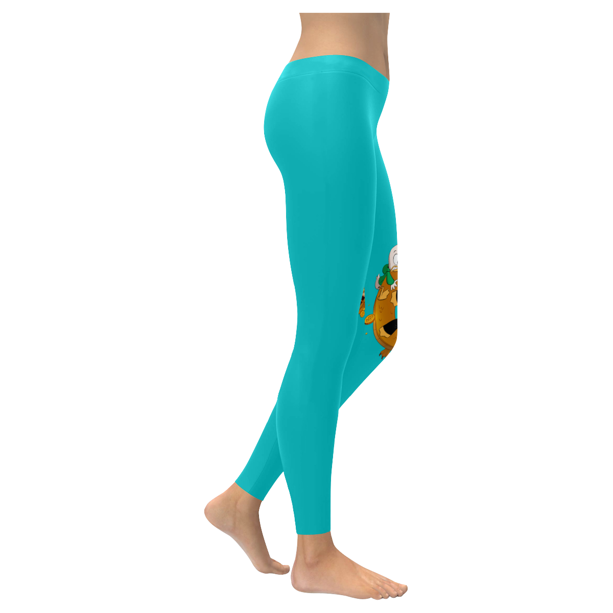 DuckTales Women's Low Rise Leggings (Invisible Stitch) (Model L05)
