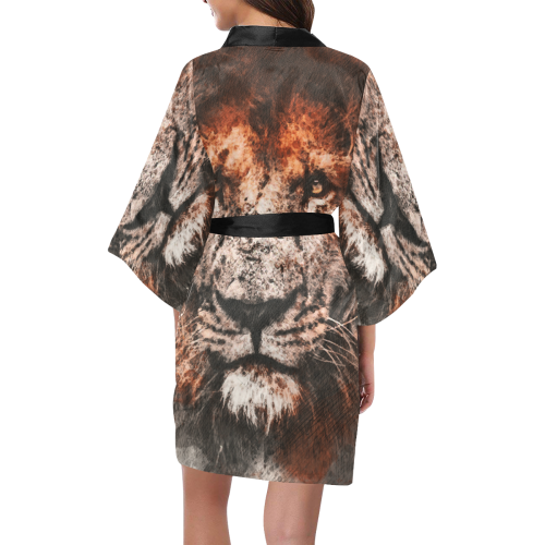 lion jbjart #lion Kimono Robe