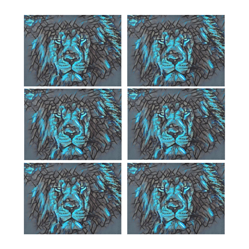 Lion Blues Placemat 14’’ x 19’’ (Set of 6)