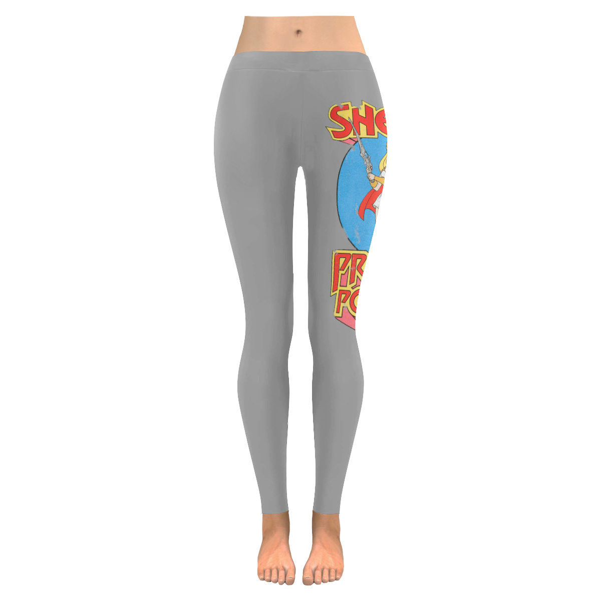 She-Ra Princess of Power Women's Low Rise Leggings (Invisible Stitch) (Model L05)