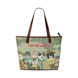 Cat Scouts Totebag Shoulder Tote Bag (Model 1646)